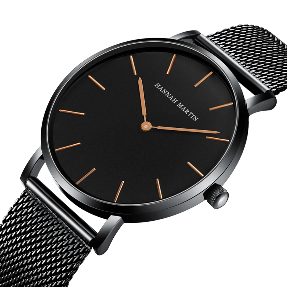 Drop shipping Relogio Masculino Waterproof Japan Quartz Movement Stainless Steel Mesh Band Fashion Male Black Watches For Men
Drop shipping Relogio Masculino Waterproof Japan Quartz Movement Stainless Steel Mesh Band Fashion Male Black Watches For Men