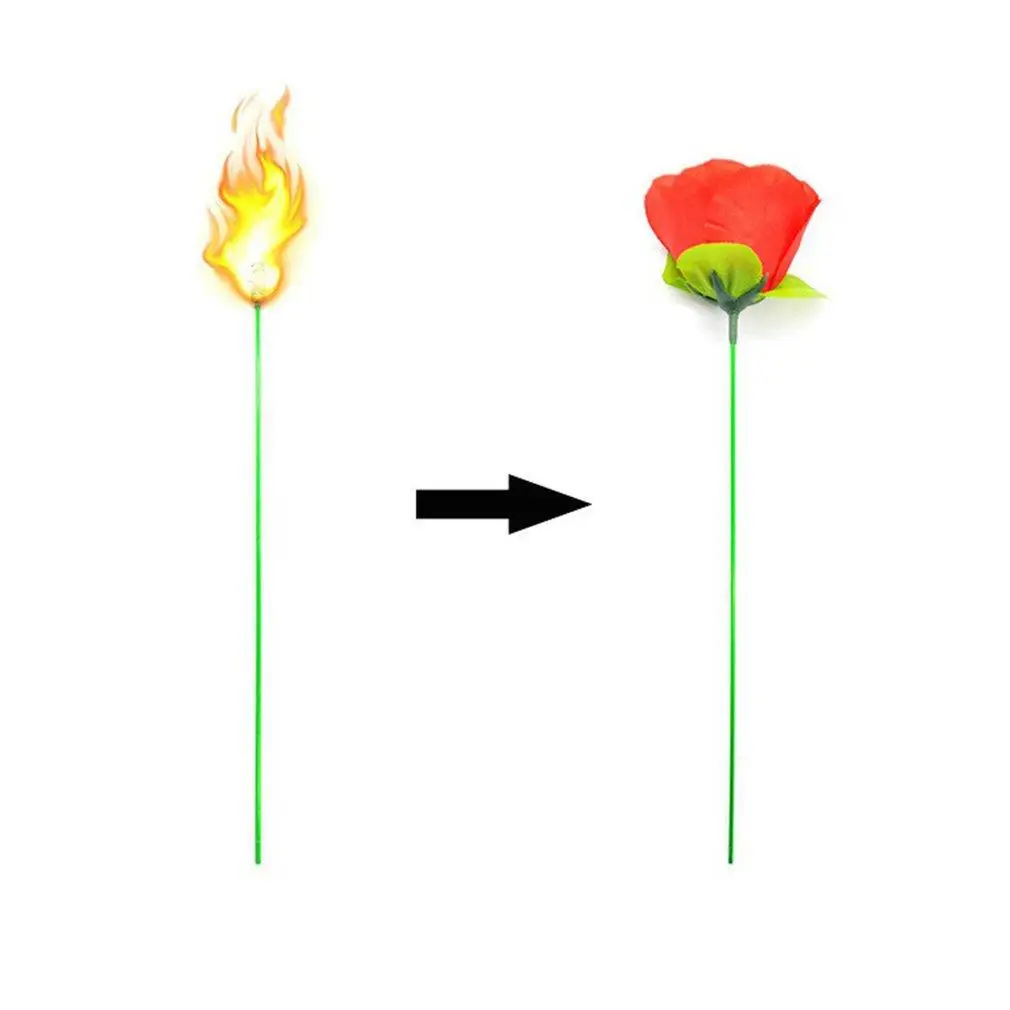 1pc Torch to Rose Magic Tricks Torch To Flower Fire Magia Magician Stage Street Bar Shows Gimmick Flame Appearing Flower Funny
1pc Torch to Rose Magic Tricks Torch To Flower Fire Magia Magician Stage Street Bar Shows Gimmick Flame Appearing Flower Funny
