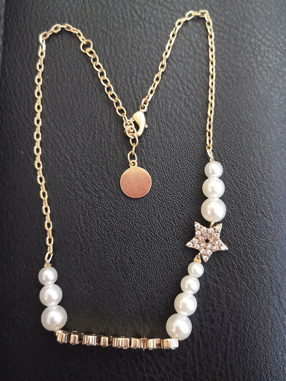 Trendy Vintage Pearl Letter D Chokers Necklaces Metal For Women Fashion Jewelry Accessories Anniversary Wedding Party Gift
Trendy Vintage Pearl Letter D Chokers Necklaces Metal For Women Fashion Jewelry Accessories Anniversary Wedding Party Gift