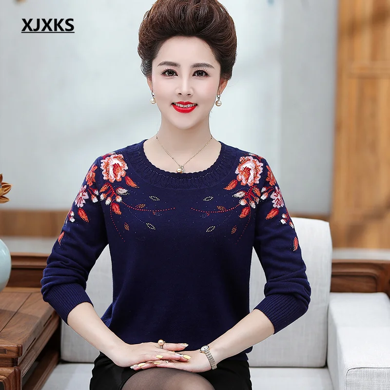 XJXKS Round neck long-sleeved sweater women pullover 2021 autumn winter new loose plus size women wool knitted sweater
XJXKS Round neck long-sleeved sweater women pullover 2021 autumn winter new loose plus size women wool knitted sweater