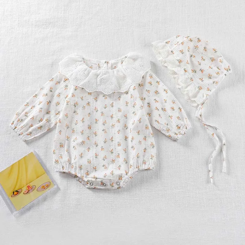 Children's Toddler Baby Girls Floral Korean Rompers Baby Lace Collar Bodysuit Clothes Autumn 2020 New Long Sleeve Cute Jumpsuit
Children's Toddler Baby Girls Floral Korean Rompers Baby Lace Collar Bodysuit Clothes Autumn 2020 New Long Sleeve Cute Jumpsuit