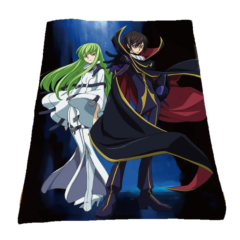 Anime Fleece Blanket CODE GEASS Lelouch of the Rebellion C.C. Zero quilt carpet soft bedding accessories 200x150cm
Anime Fleece Blanket CODE GEASS Lelouch of the Rebellion C.C. Zero quilt carpet soft bedding accessories 200x150cm