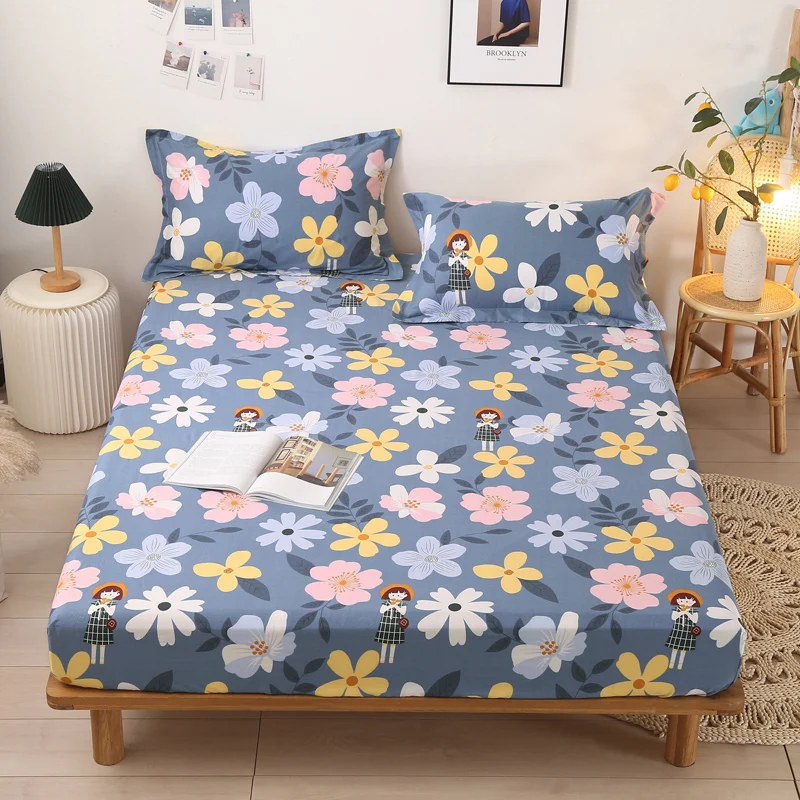 1pcs Printed Fitted Sheet with High Elastic Bed Sheet Multiple Quilted Band Mattress Cover Queen Size Have No Free Pillowcases
1pcs Printed Fitted Sheet with High Elastic Bed Sheet Multiple Quilted Band Mattress Cover Queen Size Have No Free Pillowcases