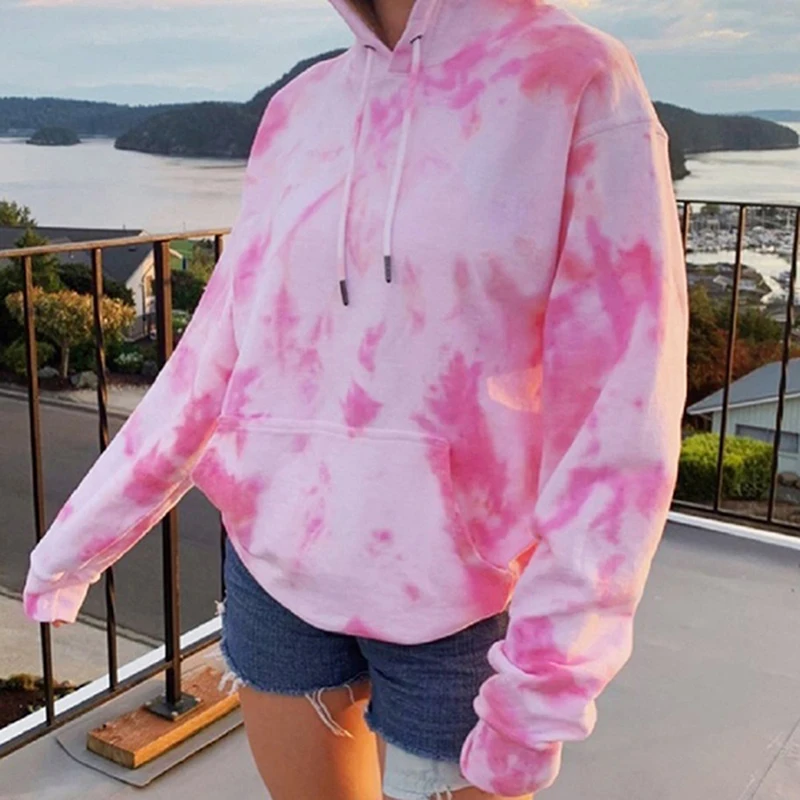 Толстовки с принтом Tie Dye женские толстовки с капюшоном женские повседневные Пуловеры большого размера с длинным рукавом и капюшоном
Толстовки с принтом Tie Dye женские толстовки с капюшоном женские повседневные Пуловеры большого размера с длинным рукавом и капюшоном