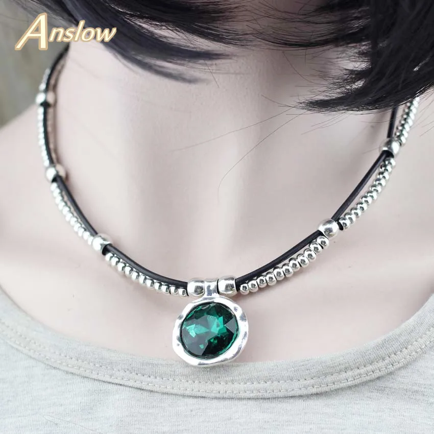 Anslow Brand 20% Discount New Design Round Crystal Leather Collar Statement Necklace For Elegant Women Female Jewelry LOW0078AN
Anslow Brand 20% Discount New Design Round Crystal Leather Collar Statement Necklace For Elegant Women Female Jewelry LOW0078AN