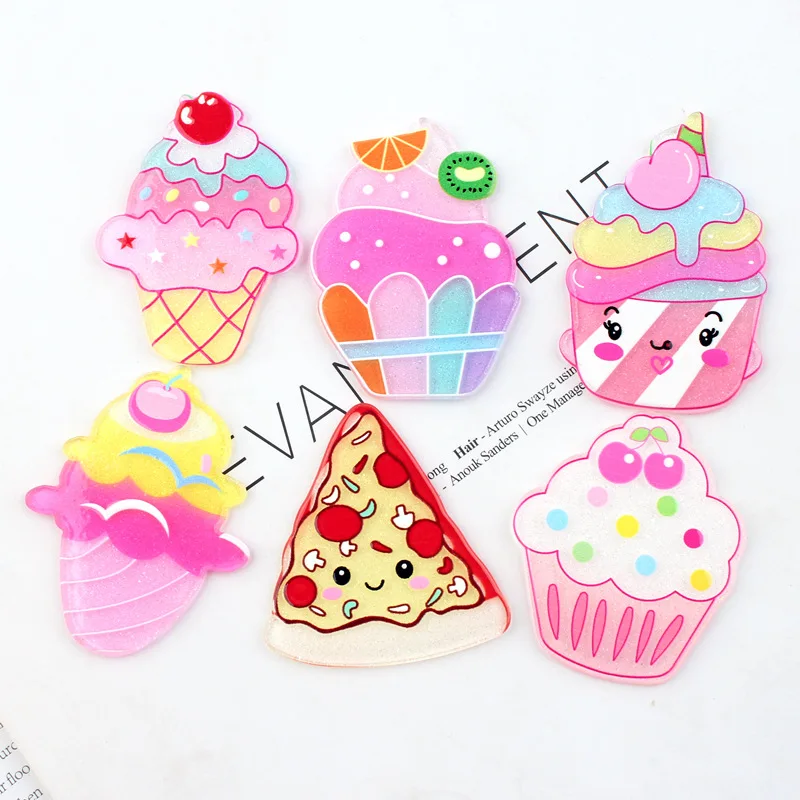 New Acrylic Lovely Ice Cream Flatback DIY Scrapbooking Bow Clips For Hair DIY Supplies 42*50MM
New Acrylic Lovely Ice Cream Flatback DIY Scrapbooking Bow Clips For Hair DIY Supplies 42*50MM