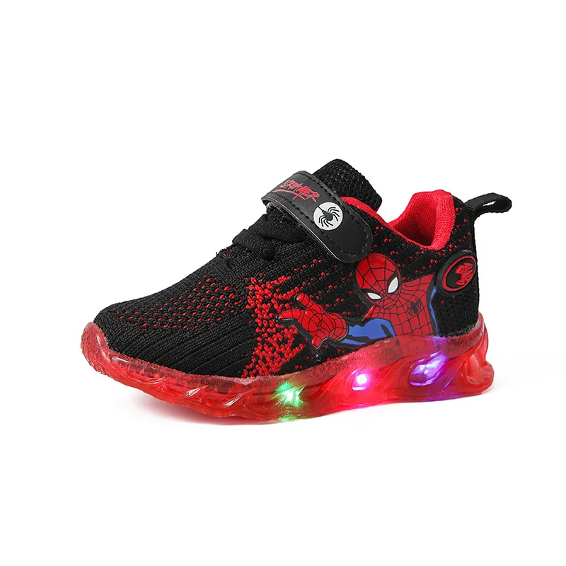 Fashion Cute Disney Baby Casual Shoes Cartoon Spiderman Hook&Loop Girls Boys Sneakers With Lighting Cool Infant Etnnis Toddlers
Fashion Cute Disney Baby Casual Shoes Cartoon Spiderman Hook&Loop Girls Boys Sneakers With Lighting Cool Infant Etnnis Toddlers