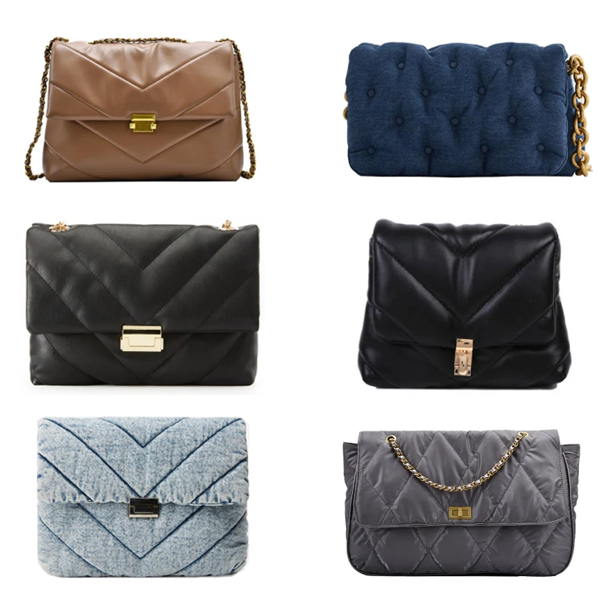 Denim Women's Bag Quilting Women's Handbag Solid Fashion Women Shoulder Bag Metal Chain Lady Totes Flap Lady Bags For Women 2020
Denim Women's Bag Quilting Women's Handbag Solid Fashion Women Shoulder Bag Metal Chain Lady Totes Flap Lady Bags For Women 2020
