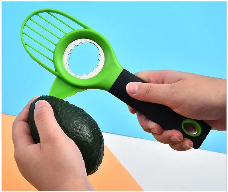 3 In 1 Avocado Cutter Slicer Plastic Shea Corer Separator Peeler Fruit Splitter Multifunctional Kitchen Gadgets Accessories Tool
3 In 1 Avocado Cutter Slicer Plastic Shea Corer Separator Peeler Fruit Splitter Multifunctional Kitchen Gadgets Accessories Tool