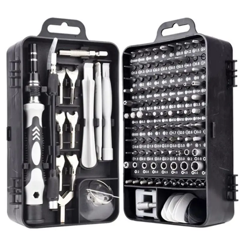 135 in 1 Screwdriver Set of Screw Driver Bit Set Multi-function Precision Mobile Phone Repair Device Hand Tools Torx Hex Hand Ho
135 in 1 Screwdriver Set of Screw Driver Bit Set Multi-function Precision Mobile Phone Repair Device Hand Tools Torx Hex Hand Ho