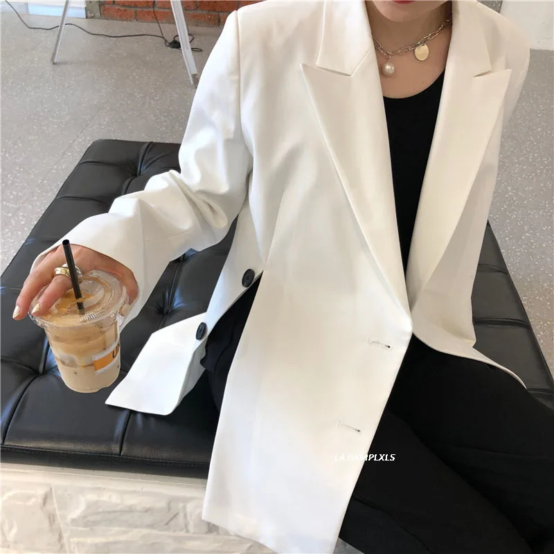 Minimalist 2021 New Spring Autumn Fashion Women Blazer Coat women Full Sleeve Notched High Street Wild Jackets
Minimalist 2021 New Spring Autumn Fashion Women Blazer Coat women Full Sleeve Notched High Street Wild Jackets