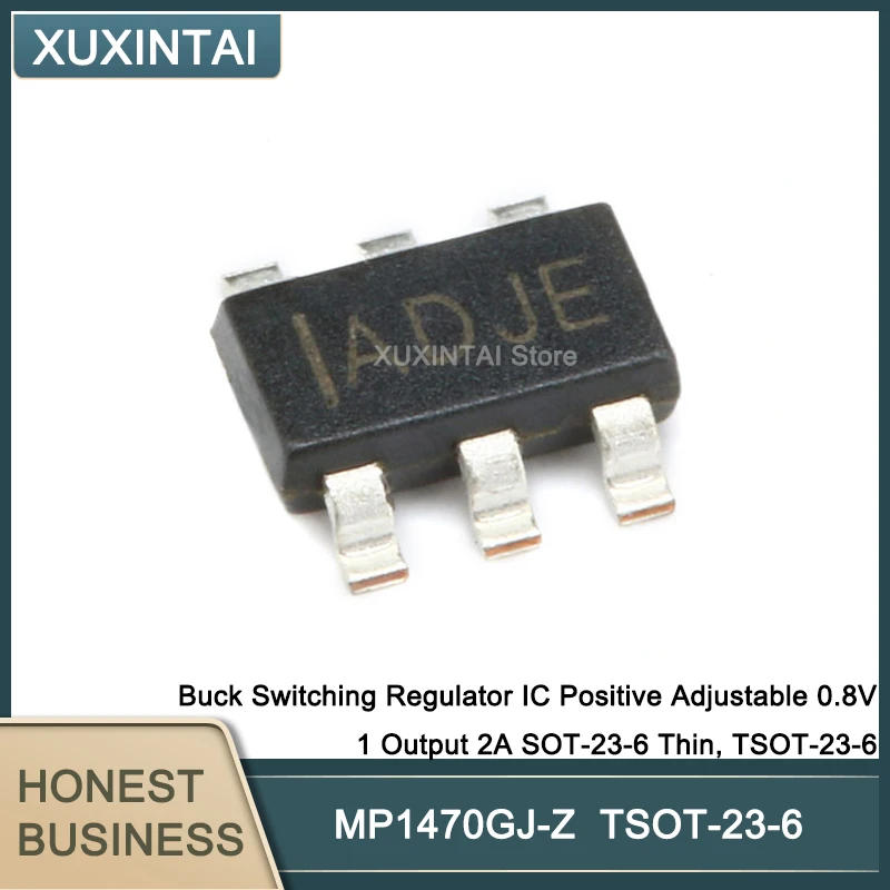 100Pcs/Lot MP1470GJ-Z MP1470GJ Buck Switching Regulator IC Positive Adjustable 0.8V 1 Output 2A SOT-23-6 Thin, TSOT-23-6
100Pcs/Lot MP1470GJ-Z MP1470GJ Buck Switching Regulator IC Positive Adjustable 0.8V 1 Output 2A SOT-23-6 Thin, TSOT-23-6