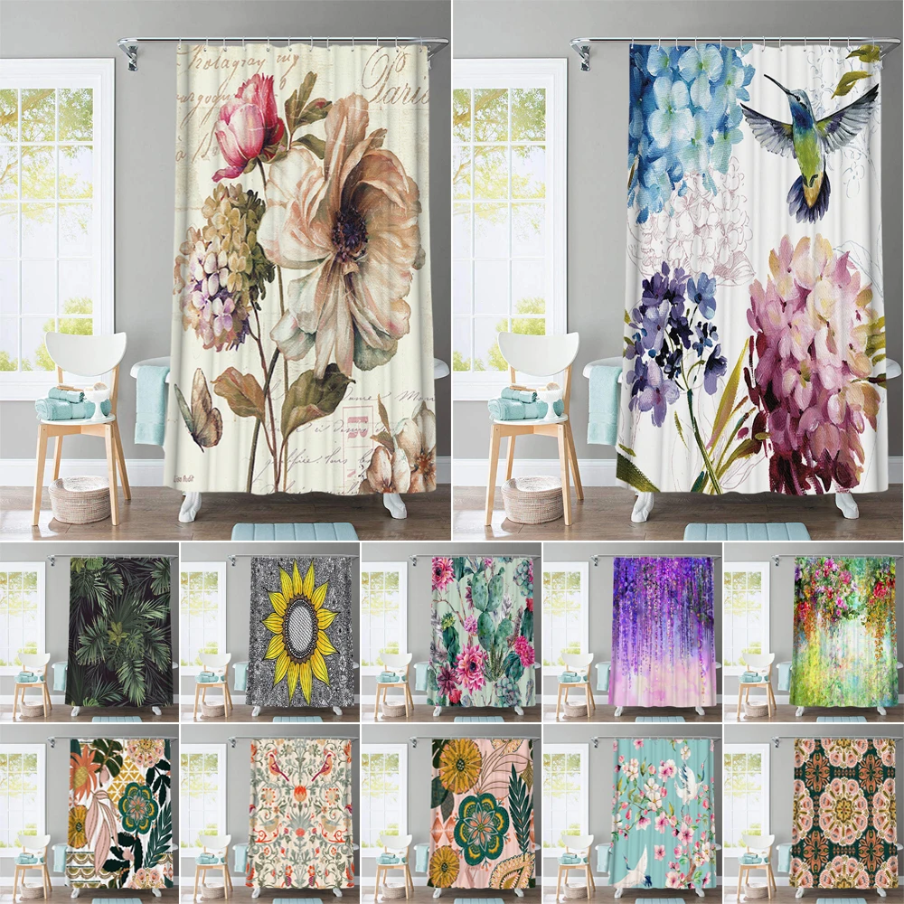 Bohemian Colorful Flowers Shower Curtain Birds Butterfly Bathroom Decoration Fabric Bath Curtains Simplicity Bathtub Screen
Bohemian Colorful Flowers Shower Curtain Birds Butterfly Bathroom Decoration Fabric Bath Curtains Simplicity Bathtub Screen