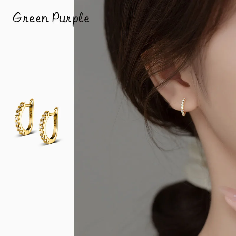 GREEN PURPLE s925 Sterling Silver Dazzling Elegant Fashion Multiple Diamonds Hoop Earrings For Women Wedding Statement Jewelry
GREEN PURPLE s925 Sterling Silver Dazzling Elegant Fashion Multiple Diamonds Hoop Earrings For Women Wedding Statement Jewelry