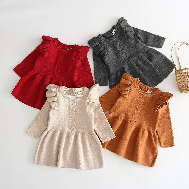 Winter Dress Toddler Kids Baby Girls Clothes Warm Sweater Dress Princess Gown 0-5Y
Winter Dress Toddler Kids Baby Girls Clothes Warm Sweater Dress Princess Gown 0-5Y