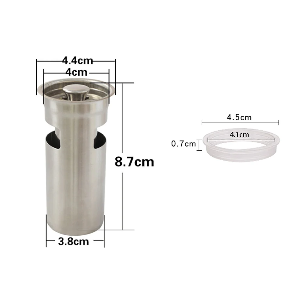 Bathroom Supplies Stainless Steel Sewer Anti-blocking Hotel Floor Drain Core Durable Deep Water Seal Bar Deodorant Kitchen
Bathroom Supplies Stainless Steel Sewer Anti-blocking Hotel Floor Drain Core Durable Deep Water Seal Bar Deodorant Kitchen