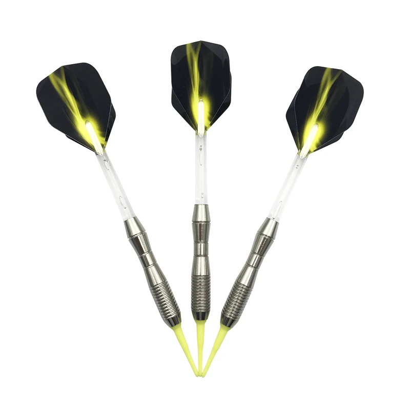 Soft Tip Darts New 3Pcs/set Electronic Darts 17g Standard Sports Goods 15cm Throwing Games Nylon Shafts Aurora Wing Dardos
Soft Tip Darts New 3Pcs/set Electronic Darts 17g Standard Sports Goods 15cm Throwing Games Nylon Shafts Aurora Wing Dardos