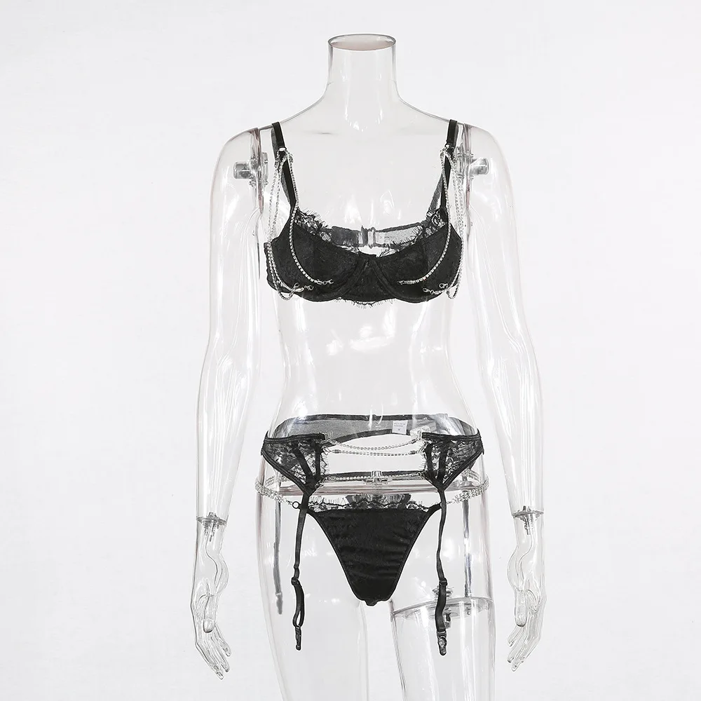 Yimunacy Sexy Underwear Set Women Lingerie Bra & Brief Sets Underwire Push Up Bralette and Panties 2020 Ladies 3 Piece Sets
Yimunacy Sexy Underwear Set Women Lingerie Bra & Brief Sets Underwire Push Up Bralette and Panties 2020 Ladies 3 Piece Sets