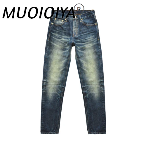 Distressed Jeans Selvedge Jeans Men Dark Washing Ageing Regular Fit Tapered Legs Denim Jeans for Men 14 OZ
Distressed Jeans Selvedge Jeans Men Dark Washing Ageing Regular Fit Tapered Legs Denim Jeans for Men 14 OZ