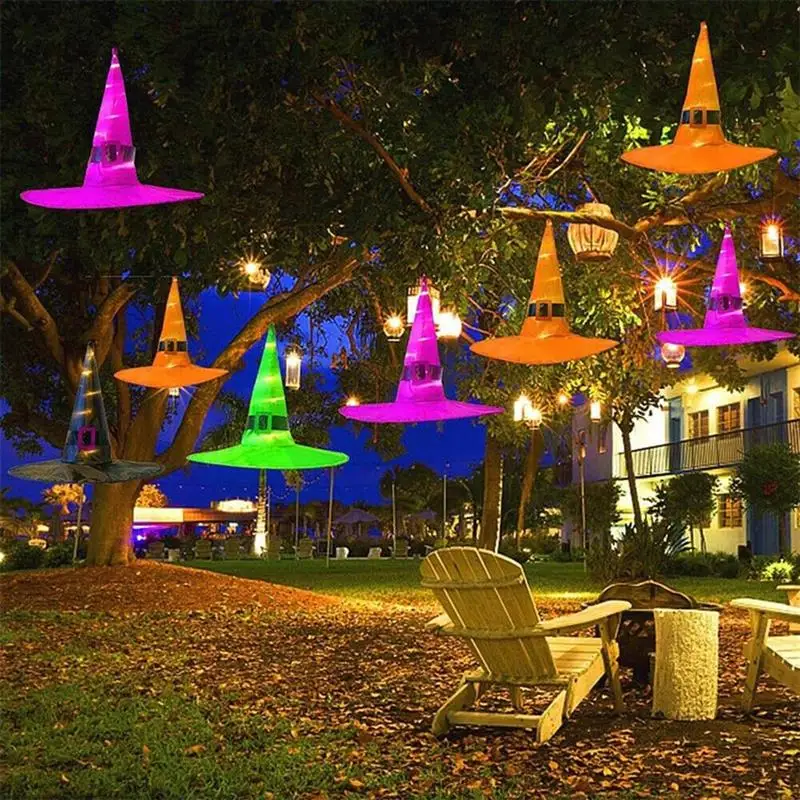 6Pcs Halloween Witch Hat Decor With LED Light Glowing Home Garden Decor Halloween Hanging Tree Ornaments Props For Kids Gift
6Pcs Halloween Witch Hat Decor With LED Light Glowing Home Garden Decor Halloween Hanging Tree Ornaments Props For Kids Gift