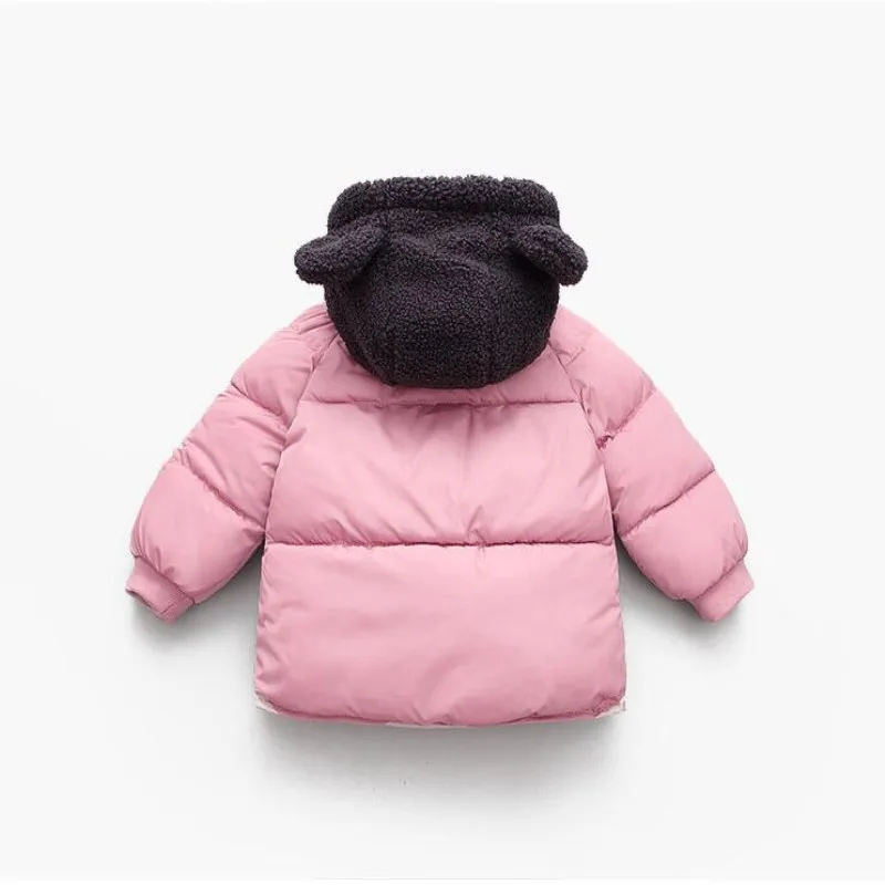 New Cartoon Bear Baby Boys Jacket Kids Winter Keeping Warm Cotton Hoodies Coat Children Casual Outerwear Clothing
New Cartoon Bear Baby Boys Jacket Kids Winter Keeping Warm Cotton Hoodies Coat Children Casual Outerwear Clothing