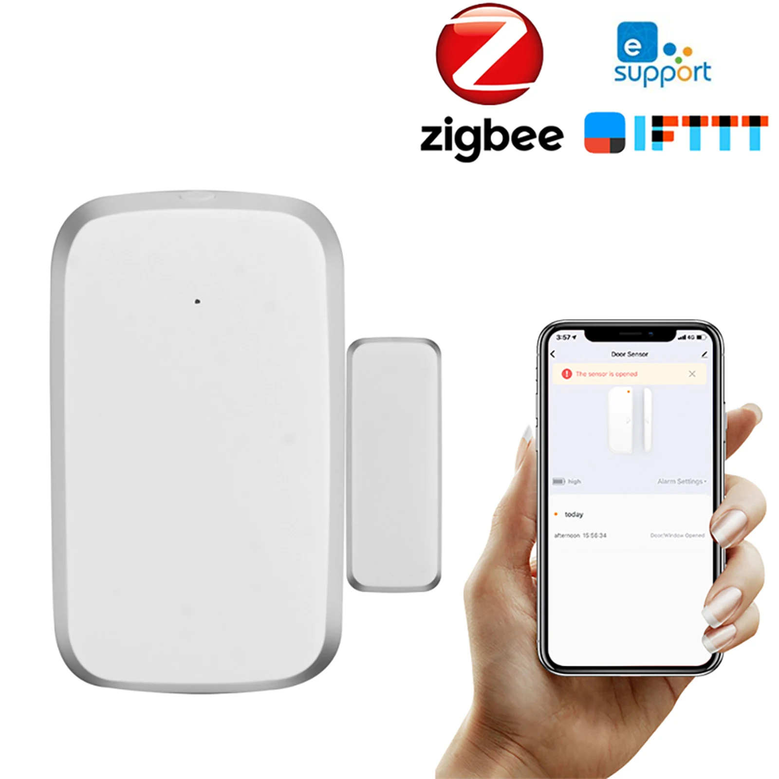 Датчик двери ZigBee eWelink, датчик безопасности для открытия окон и дверей, с управлением через приложение, магнитный переключатель, беспроводно...
Датчик двери ZigBee eWelink, датчик безопасности для открытия окон и дверей, с управлением через приложение, магнитный переключатель, беспроводно...