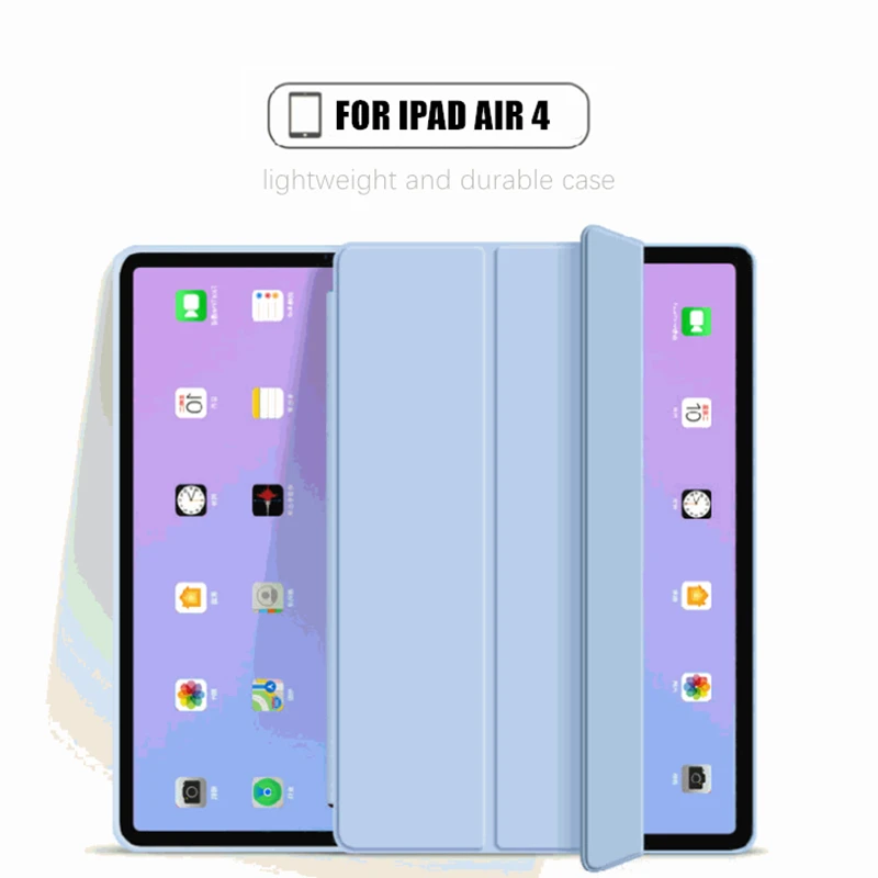 For IPad Air 4 Case Tri-fold Smart Case for IPad Air 4 2020 10.9inch Anti-fall Protective Cover for ipad air screen protector
For IPad Air 4 Case Tri-fold Smart Case for IPad Air 4 2020 10.9inch Anti-fall Protective Cover for ipad air screen protector