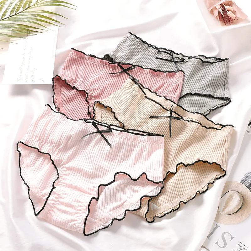 New Cotton Cute Stringy Selvedge Mid-Waist Comfortable Breathable Women 's Breifs
New Cotton Cute Stringy Selvedge Mid-Waist Comfortable Breathable Women 's Breifs