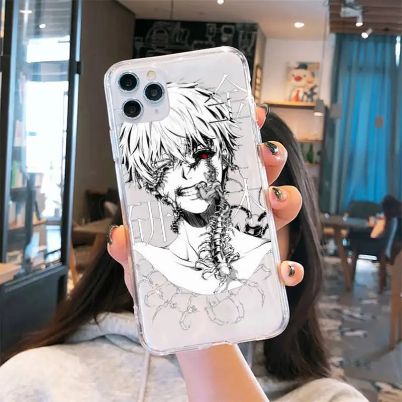 Anime Tokyo Ghouls horror Phone Case Transparent for iPhone 6 7 8 11 12 s mini pro X XS XR MAX Plus se cover
Anime Tokyo Ghouls horror Phone Case Transparent for iPhone 6 7 8 11 12 s mini pro X XS XR MAX Plus se cover
