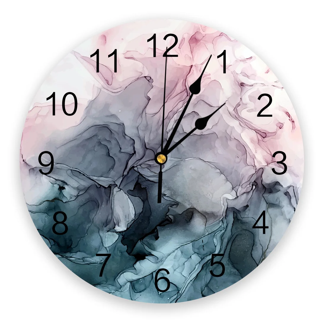 Blush and Payne's Grey Flowing Abstract Painting Wall Clock Home Decor Bedroom Silent Oclock Watch Wall Digital Clock
Blush and Payne's Grey Flowing Abstract Painting Wall Clock Home Decor Bedroom Silent Oclock Watch Wall Digital Clock