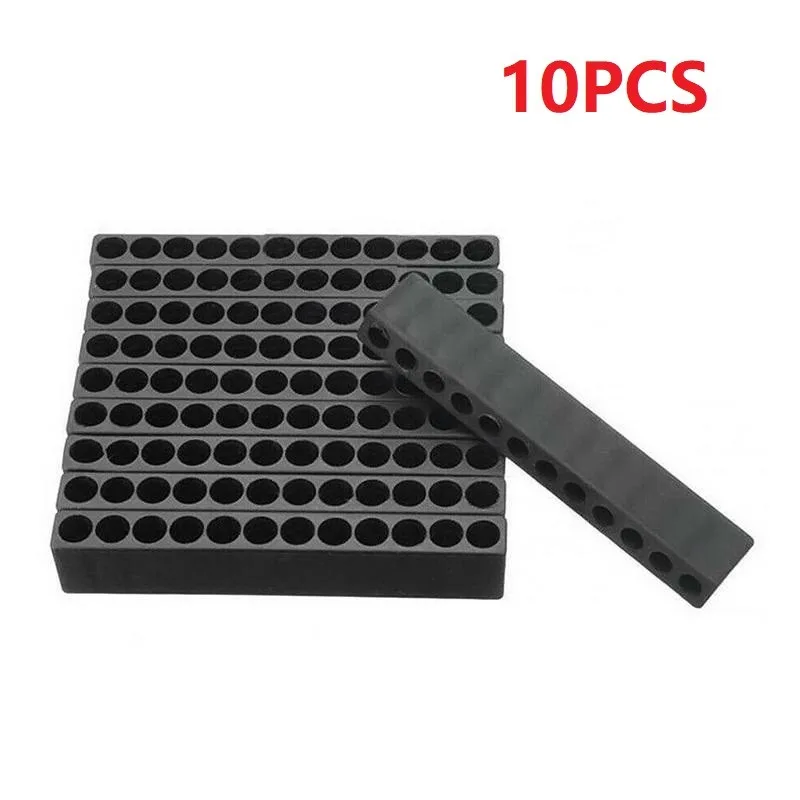 10Pcs Set12 Holes Hex Shank Screwdriver Bit Holder Plastic Screwdriver Head Storage Drill Bit Stand
10Pcs Set12 Holes Hex Shank Screwdriver Bit Holder Plastic Screwdriver Head Storage Drill Bit Stand