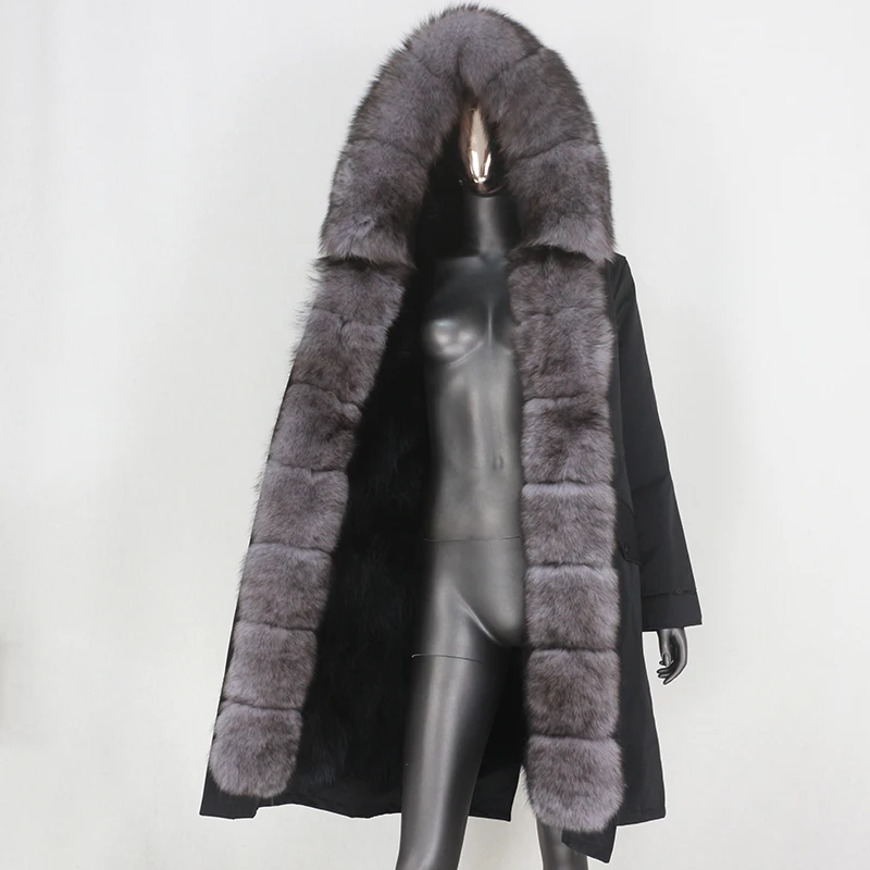 CXFS 2021 Winter Jacket Women X-long Waterproof Parka Real Fur Coat Natural Fox Fur Thick Warm Detachable Streetwear Outerwear
CXFS 2021 Winter Jacket Women X-long Waterproof Parka Real Fur Coat Natural Fox Fur Thick Warm Detachable Streetwear Outerwear