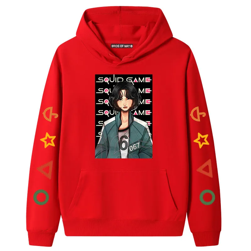 Squid Game Pullover S-XXXL Unisex hoodie men women Streetwear Squid Game Cosplay Sweatshirt Autumn And Winter outerwear
Squid Game Pullover S-XXXL Unisex hoodie men women Streetwear Squid Game Cosplay Sweatshirt Autumn And Winter outerwear