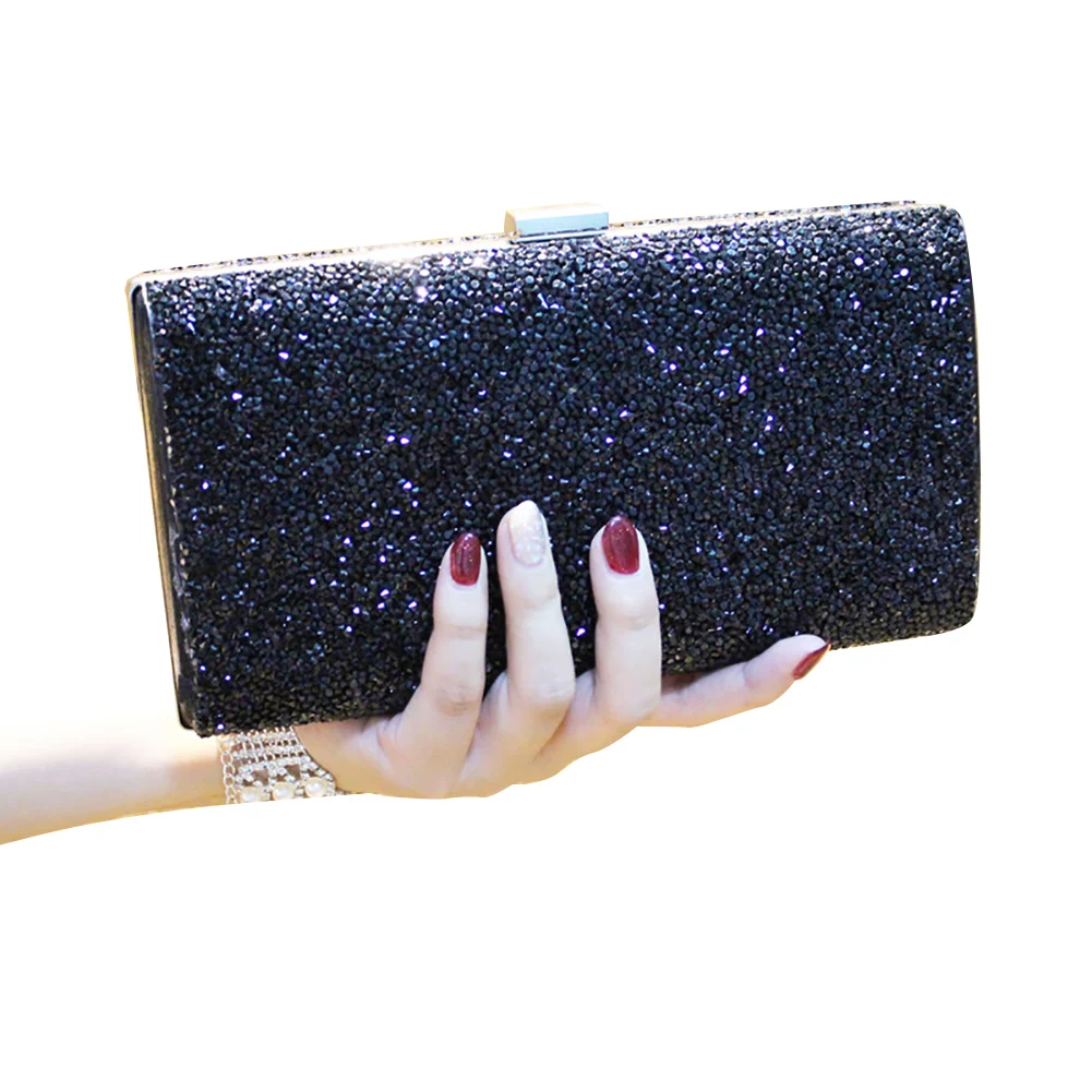 Women Universal With Chain Diamante Polyester Carrying Storage Wedding Shiny Hasp Solid Clutch Bag Purse Evening Party Gift
Women Universal With Chain Diamante Polyester Carrying Storage Wedding Shiny Hasp Solid Clutch Bag Purse Evening Party Gift