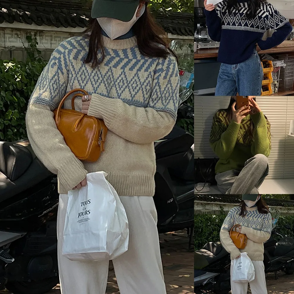 Women BBBBBBBBBBB Pullover Casual Geometric Long Sleeve Knit Jumpers Sweater Autumn Winter
Women BBBBBBBBBBB Pullover Casual Geometric Long Sleeve Knit Jumpers Sweater Autumn Winter