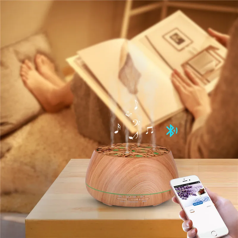 400ml Wood Grain Ultrasonic Aroma Essential Oil Diffuser with Bluetooth Wireless Music Speaker timer Aromatherapy Air Humidifier
400ml Wood Grain Ultrasonic Aroma Essential Oil Diffuser with Bluetooth Wireless Music Speaker timer Aromatherapy Air Humidifier