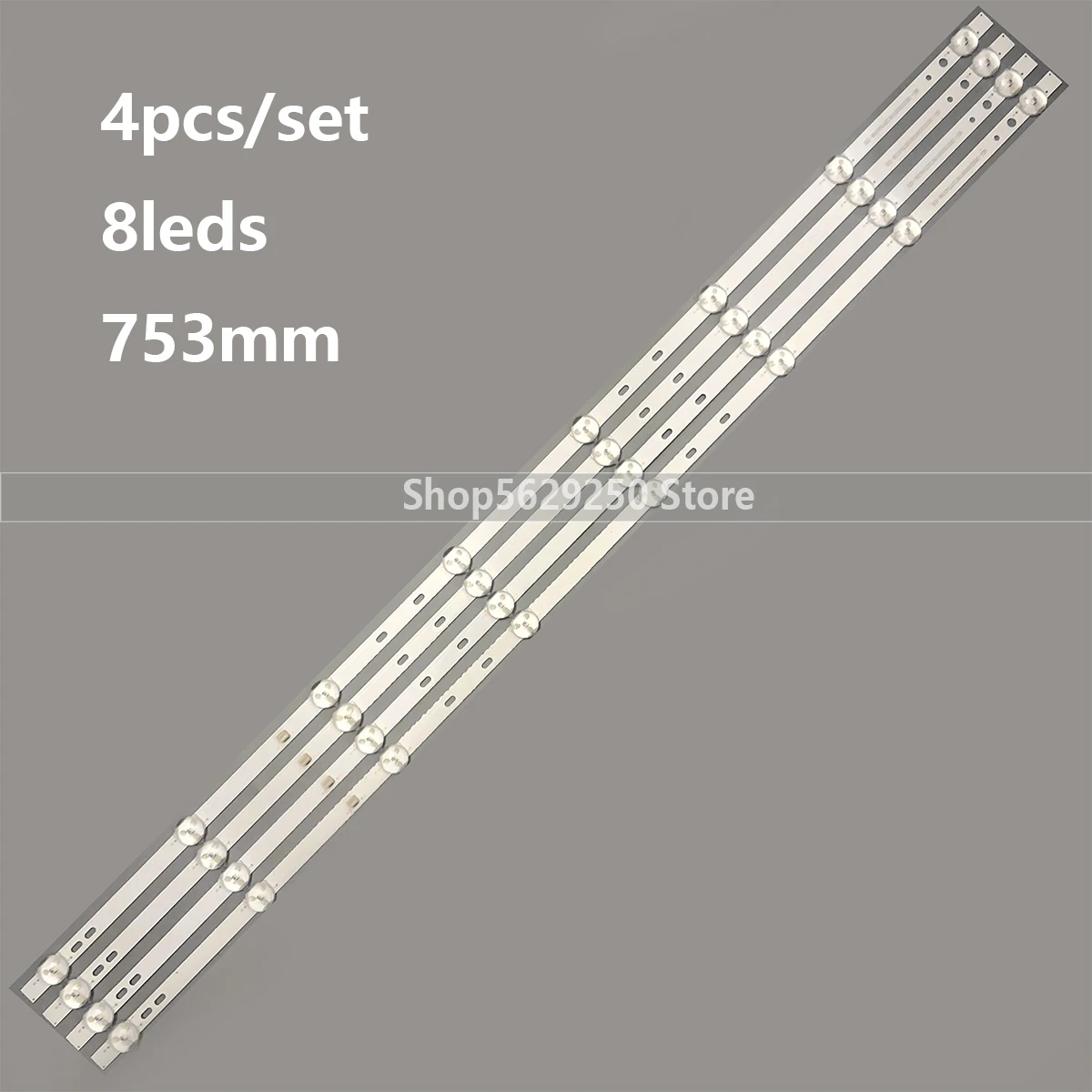 NEW 4PCS/LOT led backlight strip 8lamp 753mm for HY-A385-01-Y2835A08 V2 A385-01 4X8 160813
NEW 4PCS/LOT led backlight strip 8lamp 753mm for HY-A385-01-Y2835A08 V2 A385-01 4X8 160813