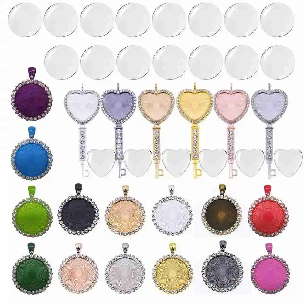 40pcs High Quality CZ Cubic Zircon 25mm Round Heart Pendant Necklace Metal Virgin Mary Necklace Pendant For Women Chain Necklace
40pcs High Quality CZ Cubic Zircon 25mm Round Heart Pendant Necklace Metal Virgin Mary Necklace Pendant For Women Chain Necklace