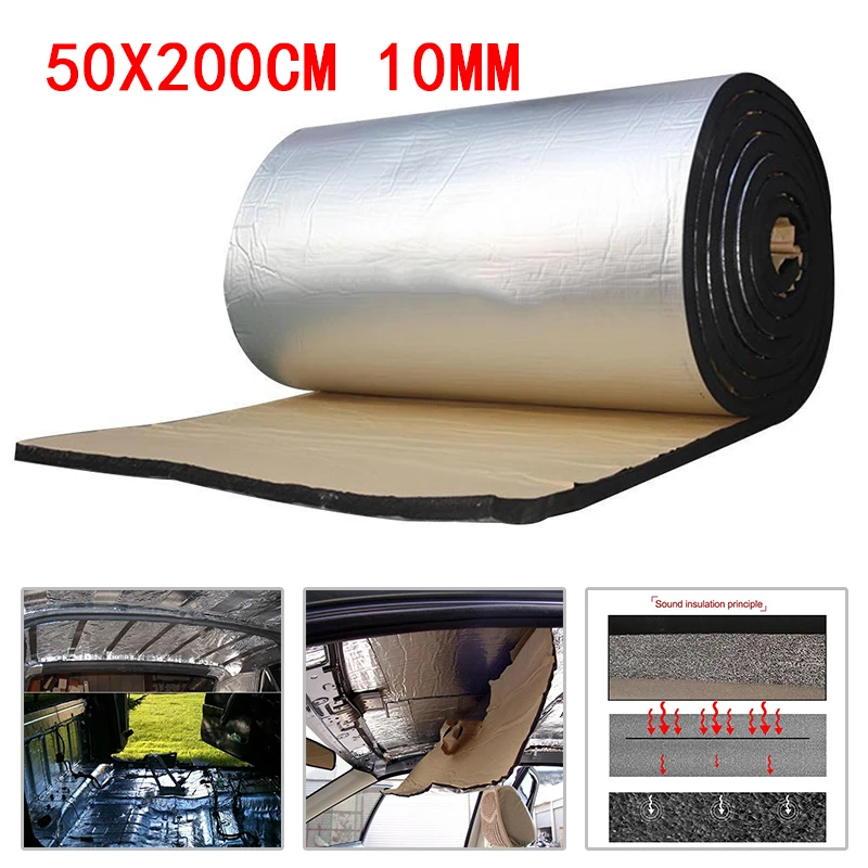 6mm/10mm Car Audio Stereo Noise Insulation Sound-proof Dampening Pad Mat 50*200cm Pad Woofer Noise Insulation Soundproof
6mm/10mm Car Audio Stereo Noise Insulation Sound-proof Dampening Pad Mat 50*200cm Pad Woofer Noise Insulation Soundproof