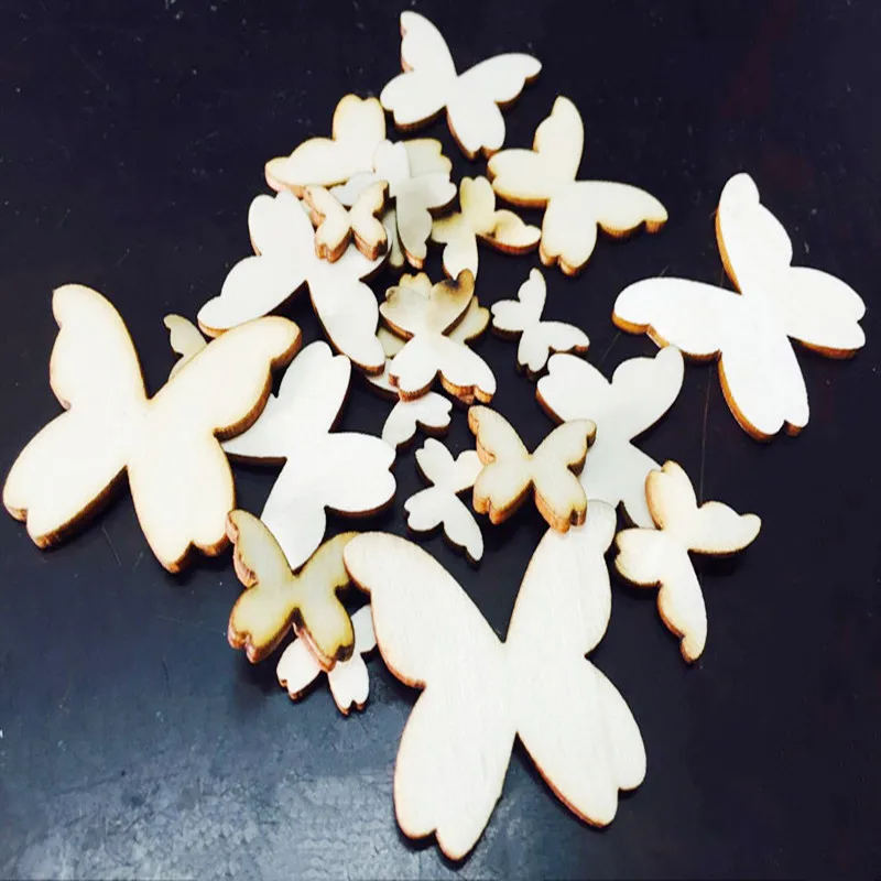 10-80mm Mixed Size Wooden Butterfly Cutouts Craft Embellishment Gift Tag Wood Ornament for DIY Wood Art Wedding Decorations 
10-80mm Mixed Size Wooden Butterfly Cutouts Craft Embellishment Gift Tag Wood Ornament for DIY Wood Art Wedding Decorations