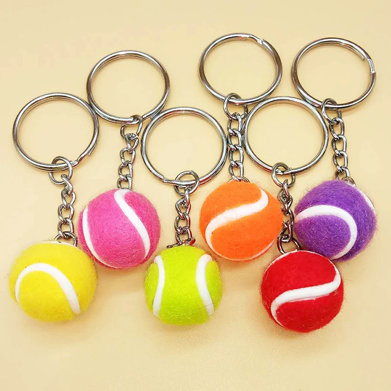 2cm Diameter Simulation Tennis Ball Key Pendant Sports Souvenirs Keychain Resin Woolen Thread Sports Pendant For Bag Key Gifts
2cm Diameter Simulation Tennis Ball Key Pendant Sports Souvenirs Keychain Resin Woolen Thread Sports Pendant For Bag Key Gifts