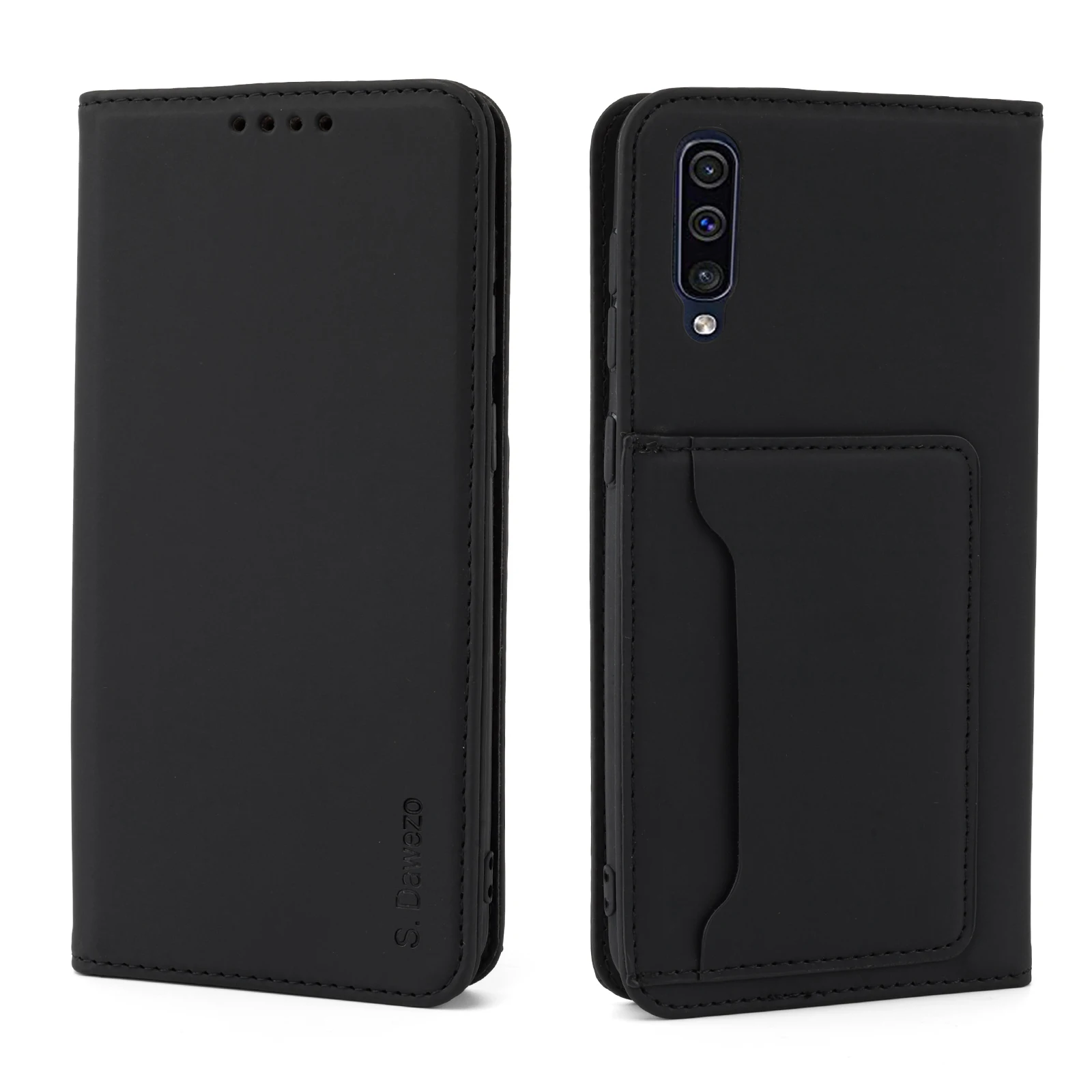 S.Dawezo Samsung Galaxy A50 Case, PU Leather Wallet Flip Case With Magnetic Closure Card Holder Kickstand Phone Cover-Black
S.Dawezo Samsung Galaxy A50 Case, PU Leather Wallet Flip Case With Magnetic Closure Card Holder Kickstand Phone Cover-Black