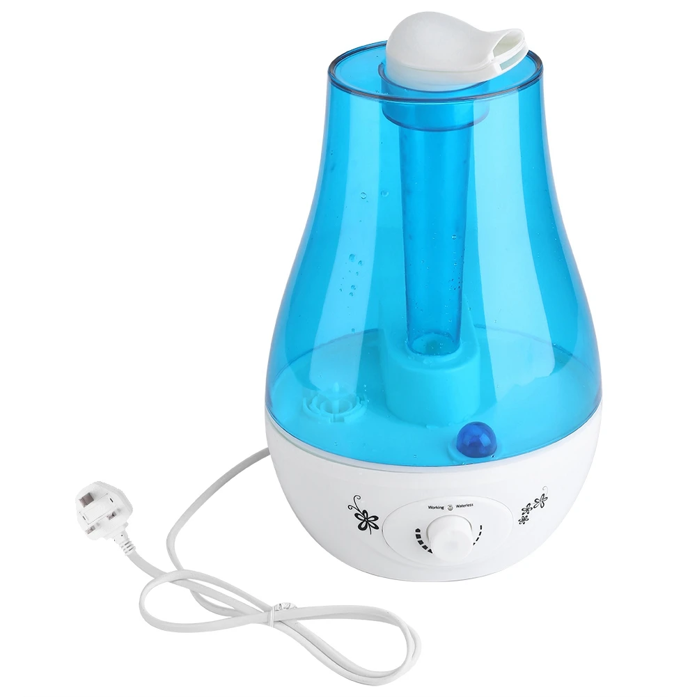 3L Ultrasonic Humidifier Diffuser LED Light Home Office Room Mist Maker Air Purifier(UK Plug)
3L Ultrasonic Humidifier Diffuser LED Light Home Office Room Mist Maker Air Purifier(UK Plug)