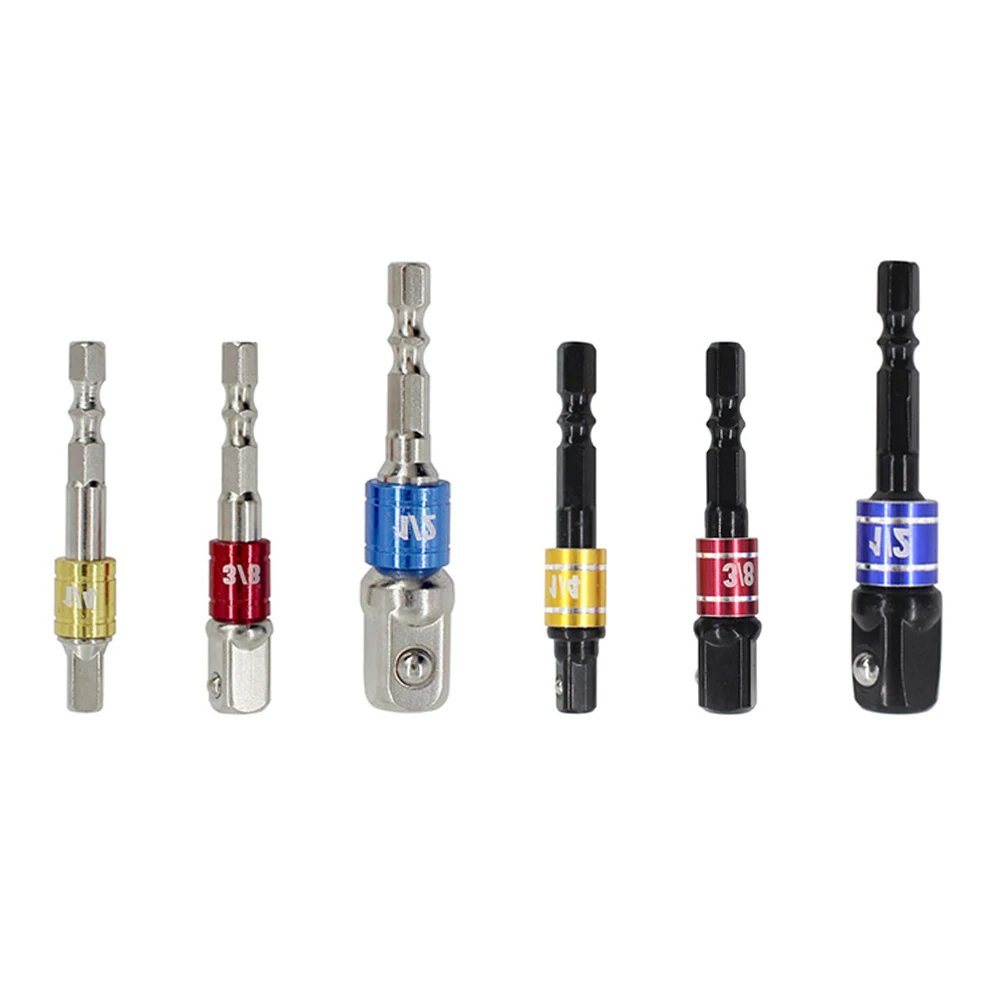 6 Pcs Home Drill Socket Adapter 1/4 3/8 1/2inch Impact Drill Extension Drill Bits Bar Socket Adapter Extension Accessories
6 Pcs Home Drill Socket Adapter 1/4 3/8 1/2inch Impact Drill Extension Drill Bits Bar Socket Adapter Extension Accessories