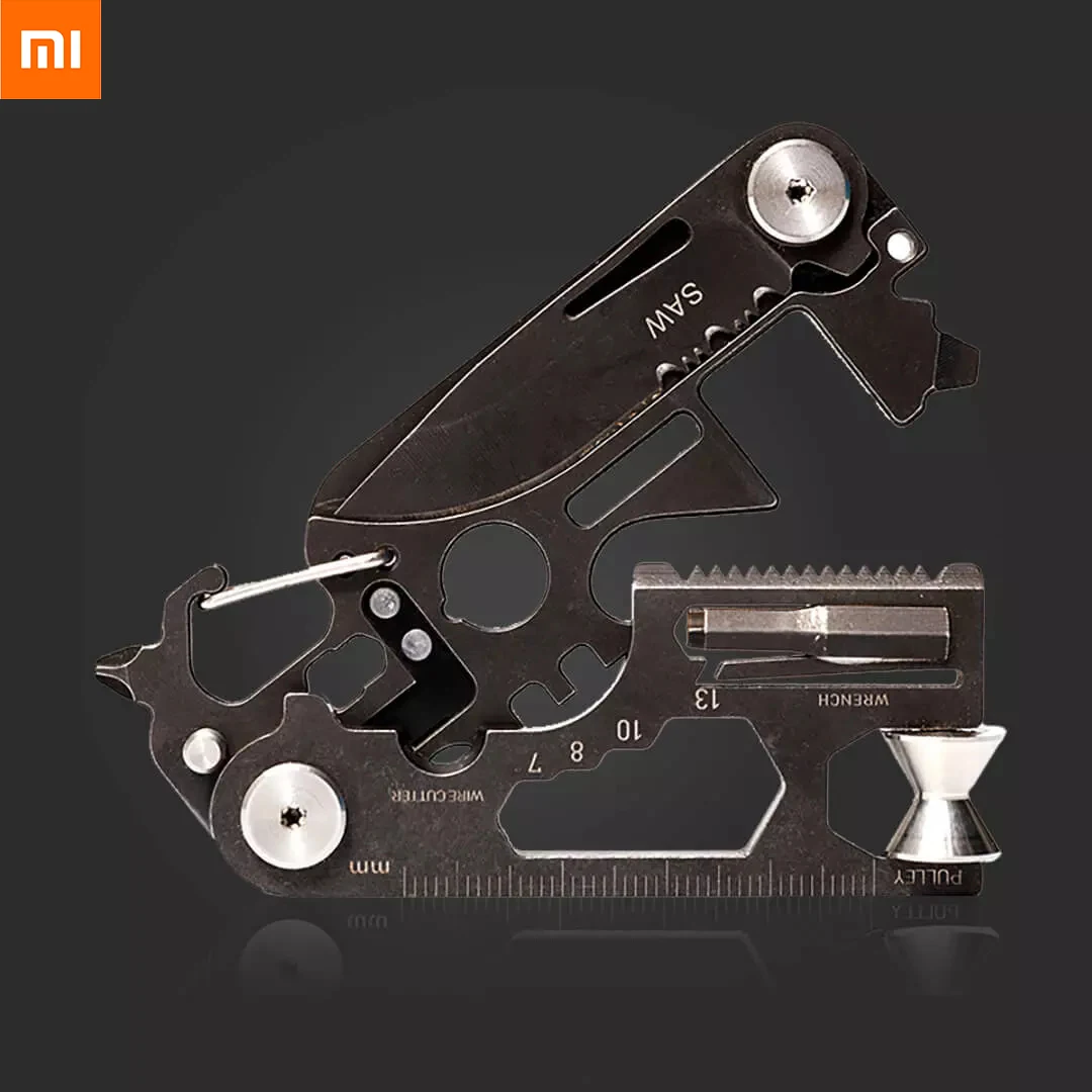 Xiaomi Multifunctional Mini EDC Tool with Mirror Surface 28 functions set in one high hardness and wear resistance Easy to carry
Xiaomi Multifunctional Mini EDC Tool with Mirror Surface 28 functions set in one high hardness and wear resistance Easy to carry