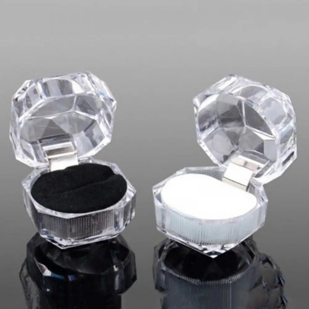 5pcs/lot 3 Color Options Jewelry Package Ring Earring Box Acrylic Transparent Wedding Packaging Jewelry Box Hot Sale 
5pcs/lot 3 Color Options Jewelry Package Ring Earring Box Acrylic Transparent Wedding Packaging Jewelry Box Hot Sale