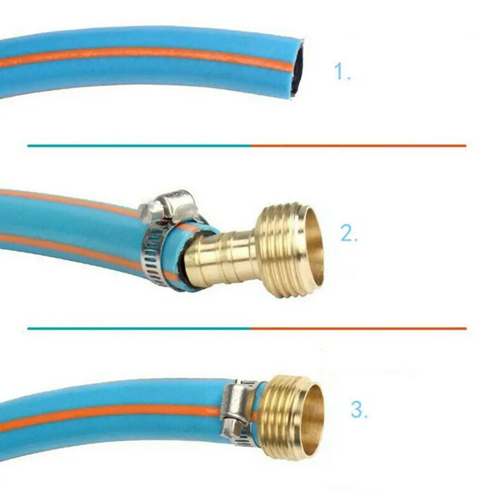 Garden Joint Hose 3/4 Or 5/8 Repairing Kit Hose Connector Male Mender Pipe Set Connector For Watering Female Accessories I1K2
Garden Joint Hose 3/4 Or 5/8 Repairing Kit Hose Connector Male Mender Pipe Set Connector For Watering Female Accessories I1K2