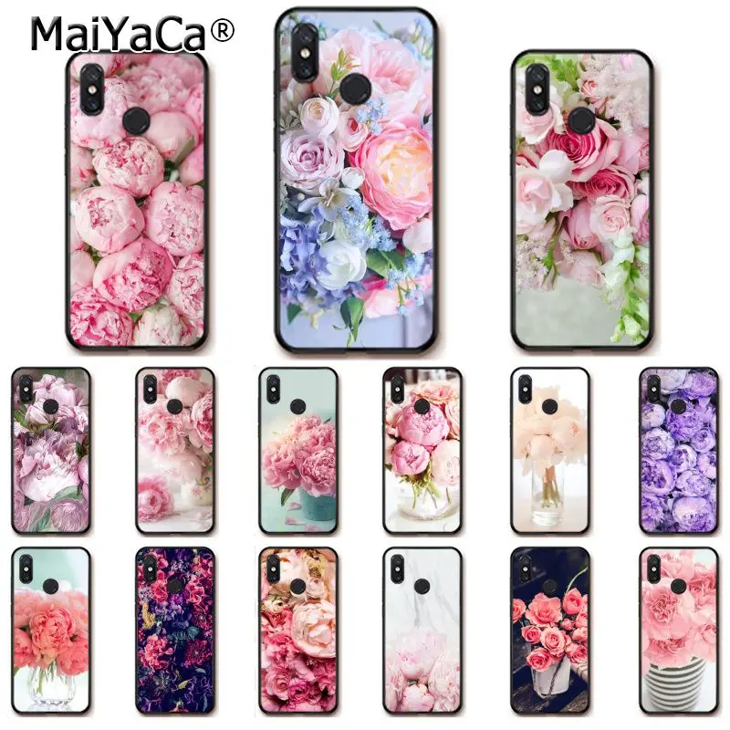 MaiYaCa элегантный розовый фиолетовый цветок пиона на вазе чехол для телефона Xiaomi mi5