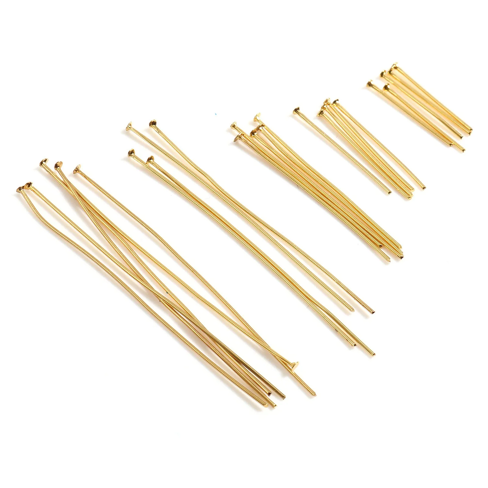 15 20 30 45 50mm Stainless Steel Head Pins Gold Color 0.6mm Pins Accessories DIY Making Necklace Earrings Jewelry Findings,20PCs
15 20 30 45 50mm Stainless Steel Head Pins Gold Color 0.6mm Pins Accessories DIY Making Necklace Earrings Jewelry Findings,20PCs