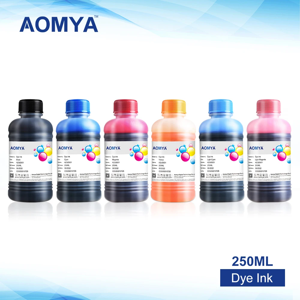 

6C Specialized dye refill ink Water based Dye ink for Epson L100/L110/L200/L800 printer (Bulk ink) 250ml/ bottle